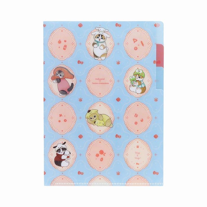 Sanrio A5文件夾/ 框線/ 三麗鷗家族/ 貓福