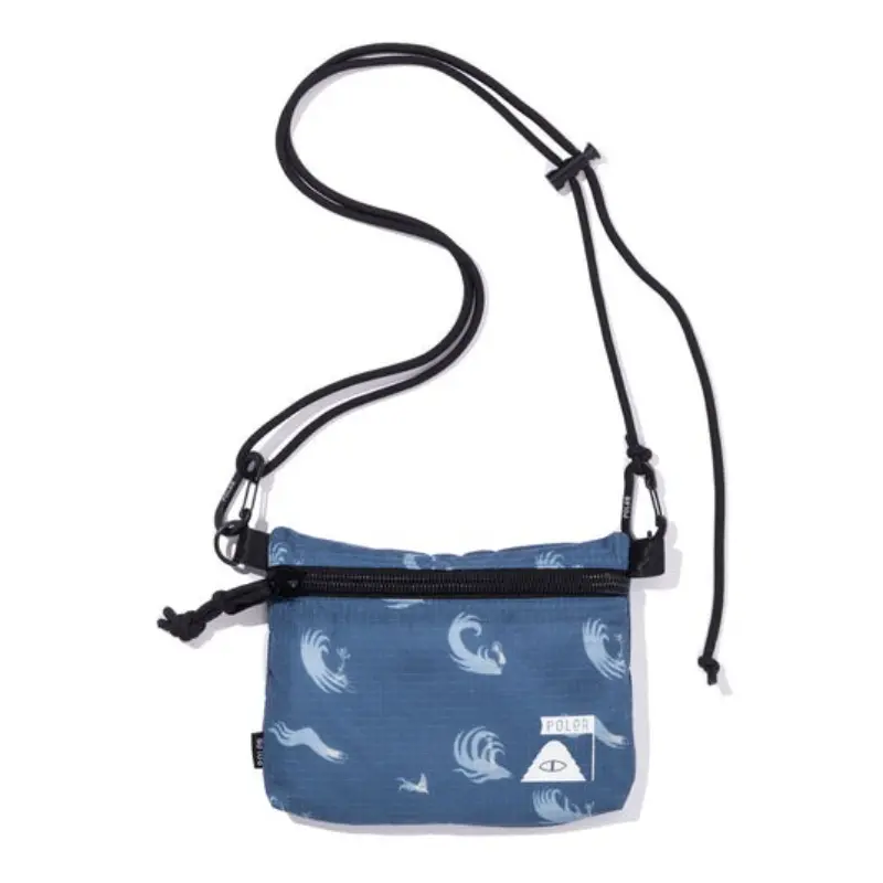 【POLER】日本限定 STUFFABLE POUCH 2024新版輕便袋收納包 三色 藍/米褐/黑/ 藍