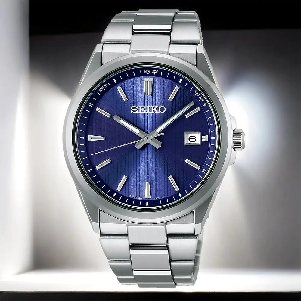 SEIKO 精工 經典太陽能電波手錶-39.8mm SBTM349J/7B72-0AK0B