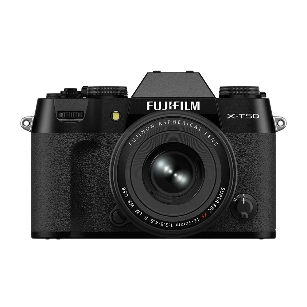 FUJIFILM 富士 X-T50 + XF 16-50mm 單鏡組 公司貨 贈128G套組/ 黑色