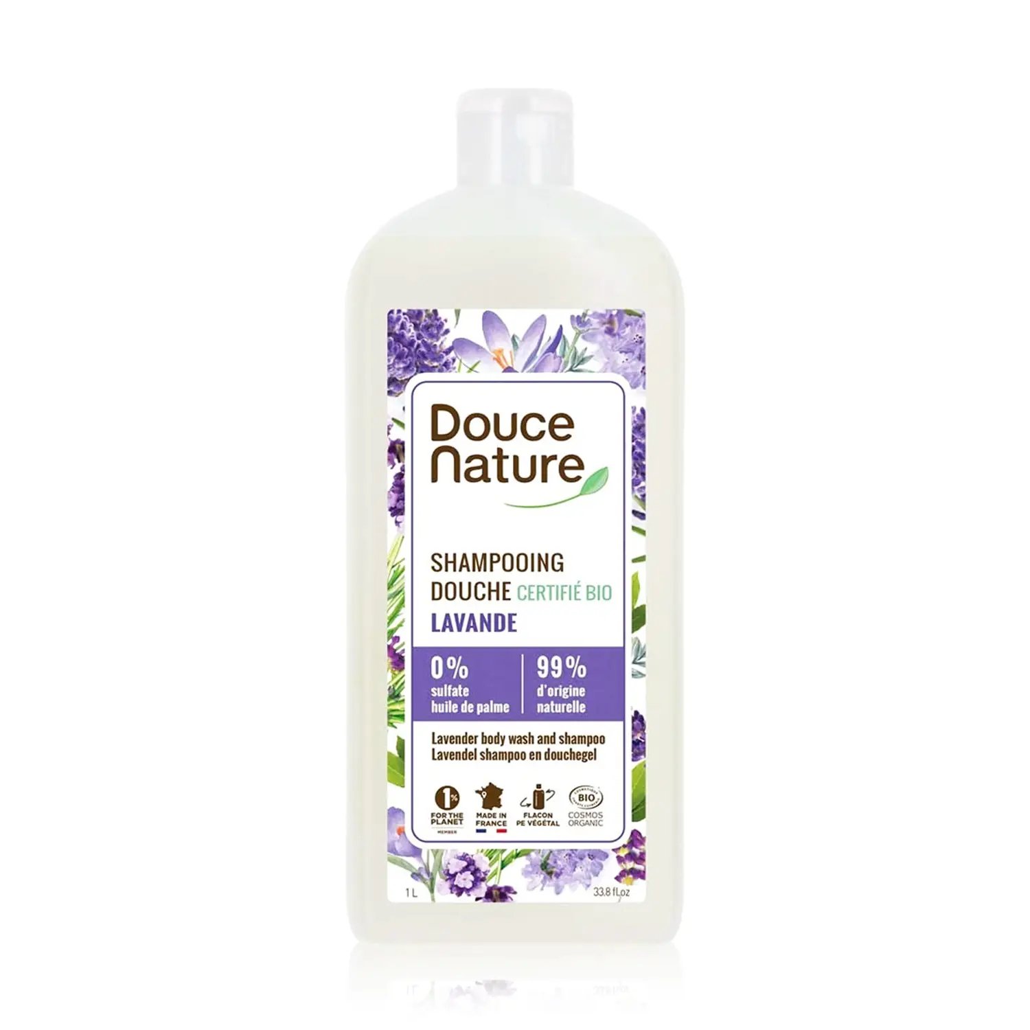 Douce Nature地恩 薰衣草洗髮沐浴精 1000ml