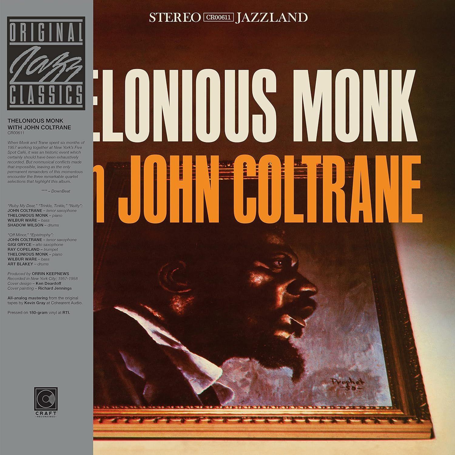 Thelonious Monk With John Coltrane (Black Vinyl)