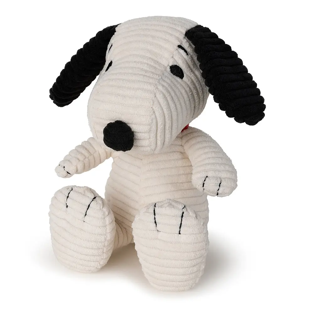 荷蘭BON TON TOYS Snoopy史努比ECO燈芯絨填充玩偶/ 奶油/ 19cm
