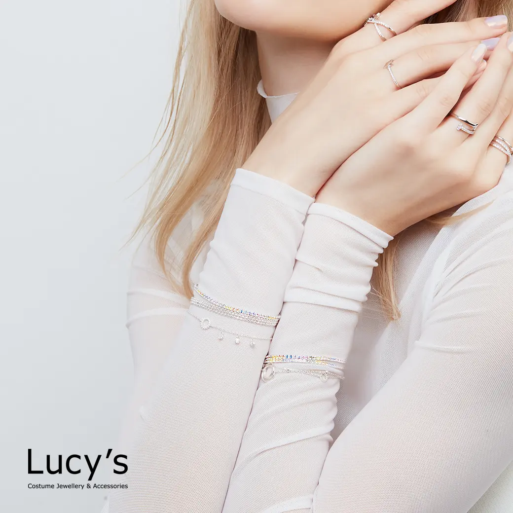 Lucy's 彩虹手鍊｜925純銀 好運無限 (銀彩) (117222)