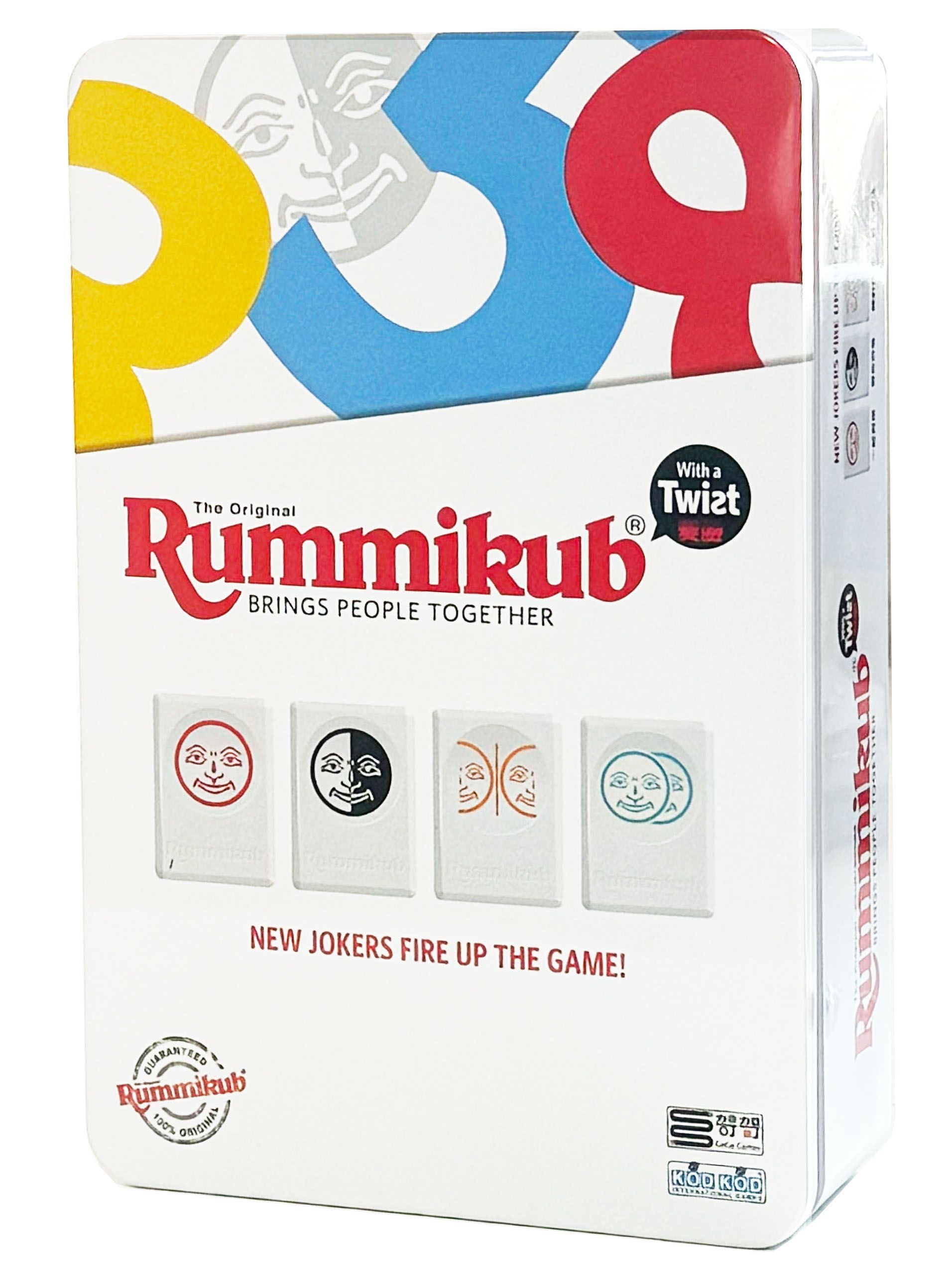 出門在外隨時挑戰➤Rummikub拉密數字牌/ 變臉外出型鐵盒版/ Twist Tin Mini