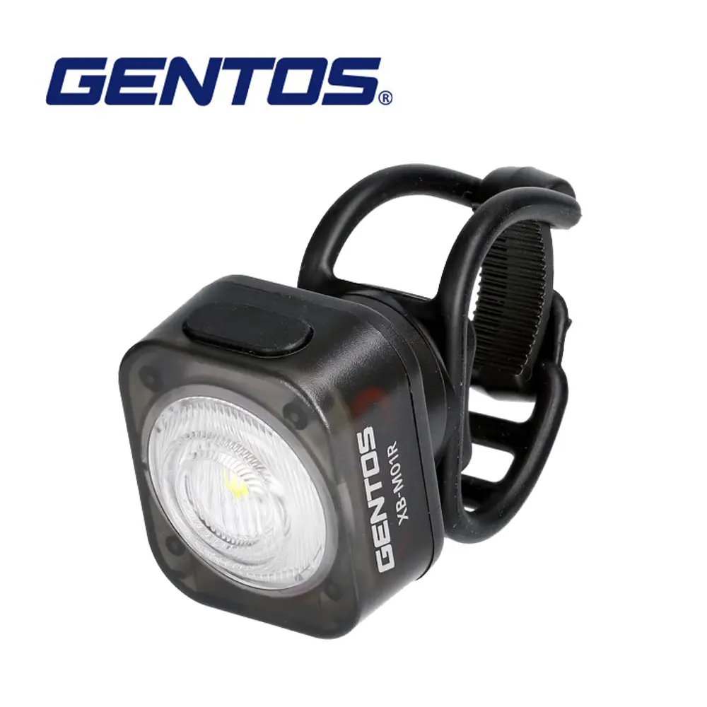 【Gentos】快拆式自行車燈 USB-C充電 200流明 IPX4 XB-M01R