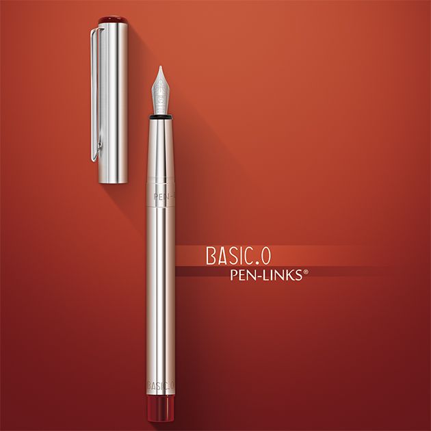 PEN-LINKS BASIC.O貝斯可鋼筆/ 紅色/ F