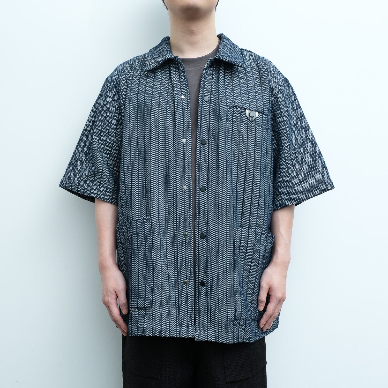 KAI KAI "AEON" 提花斜紋牛仔外套