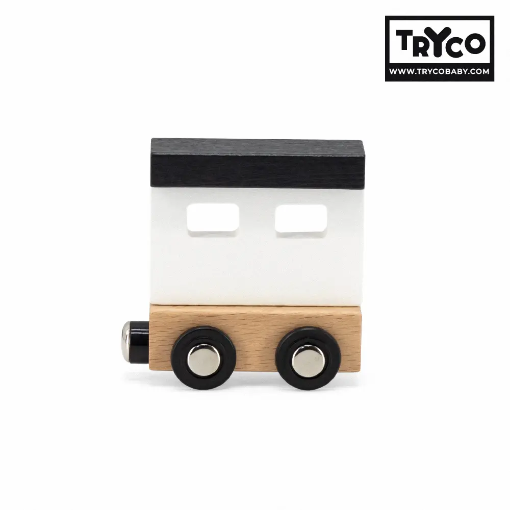比利時Tryco木製字母火車/ 車尾/ 單入