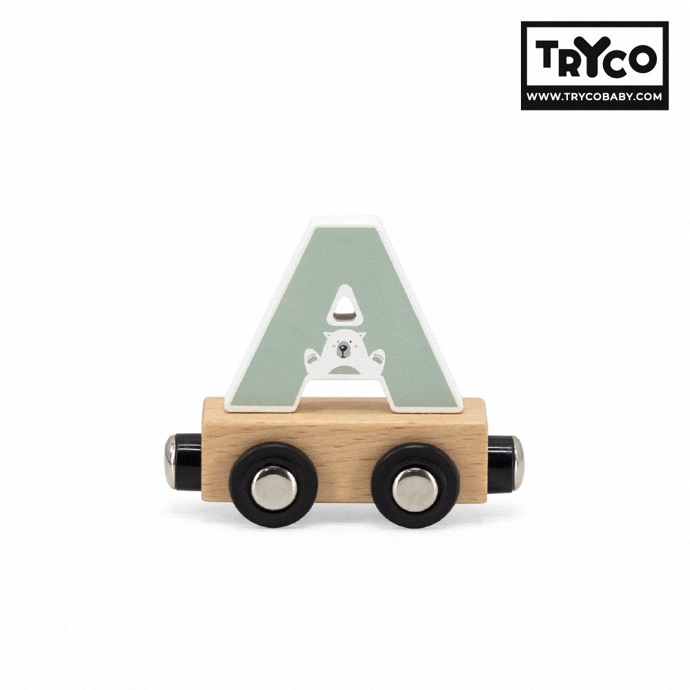 比利時Tryco木製字母火車/ 字母A/ 單入