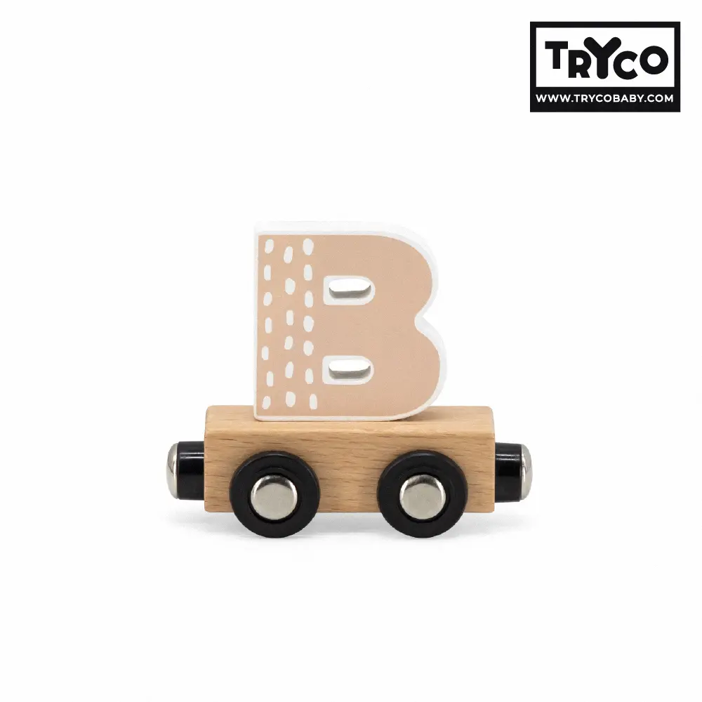 比利時Tryco木製字母火車/ 字母B/ 單入