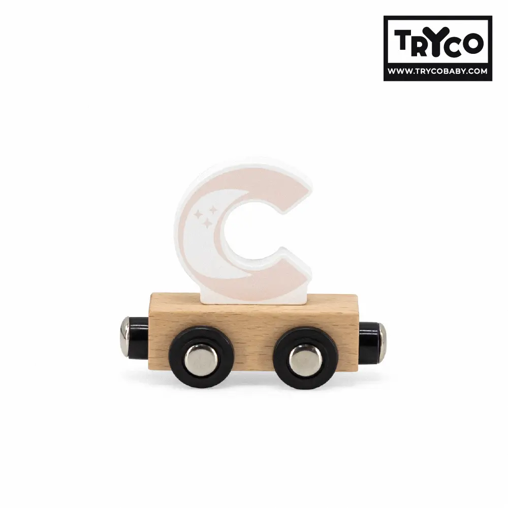 比利時Tryco木製字母火車/ 字母C/ 單入