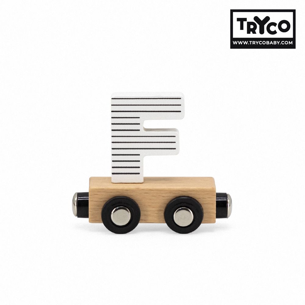 比利時Tryco木製字母火車/ 字母F/ 單入