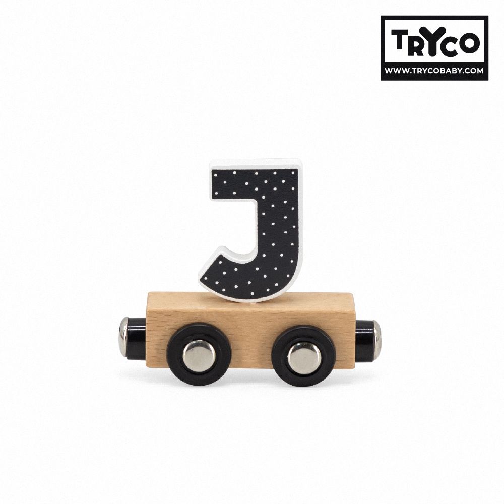 比利時Tryco木製字母火車/ 字母J/ 單入