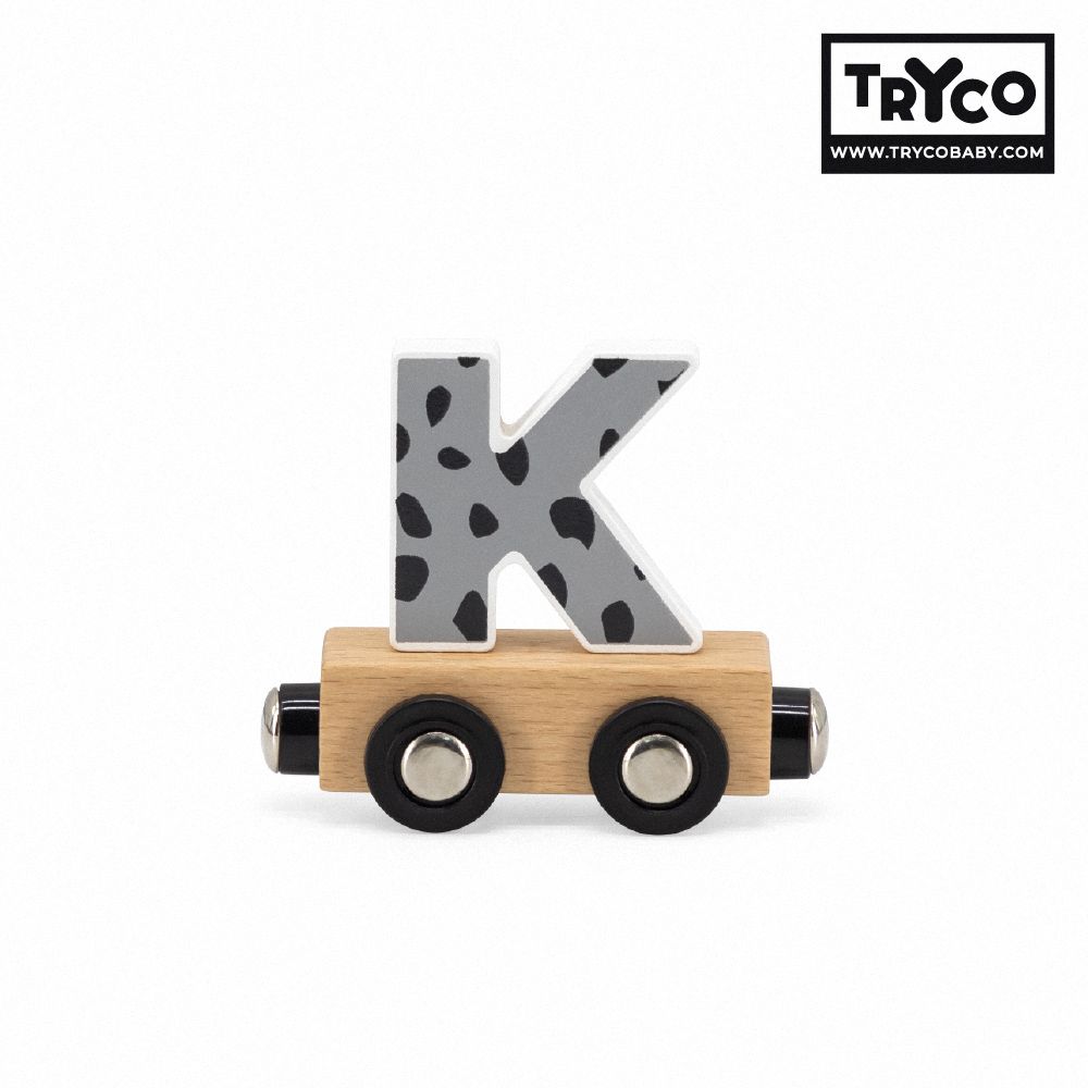 比利時Tryco木製字母火車/ 字母K/ 單入