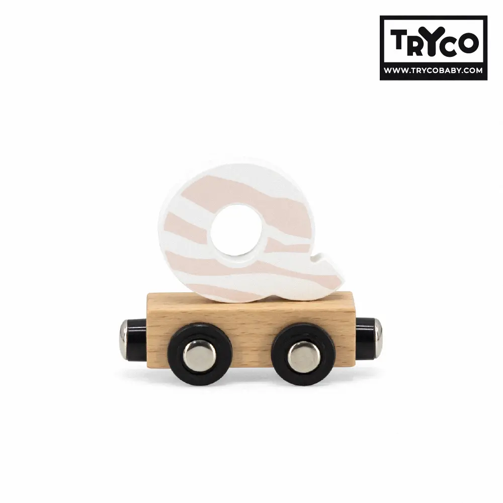 比利時Tryco木製字母火車/ 字母Q/ 單入