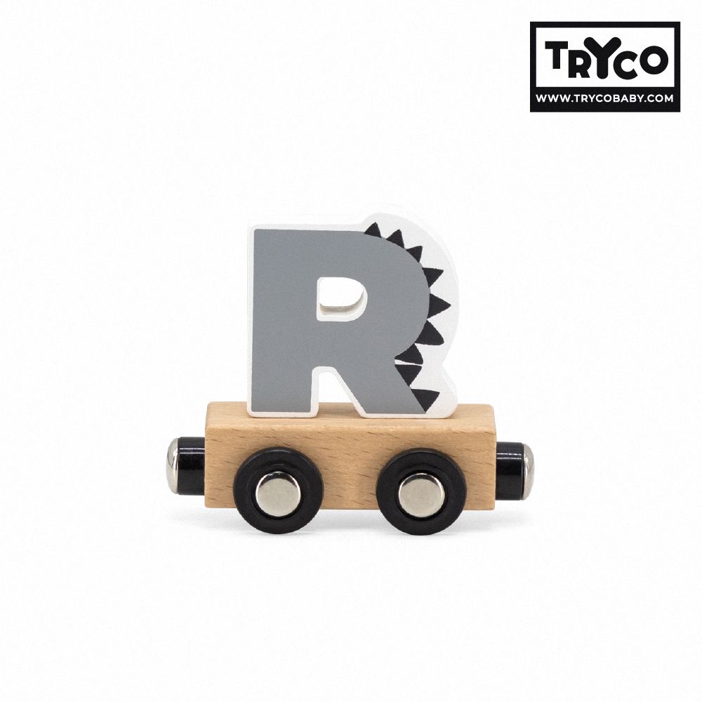 比利時Tryco木製字母火車/ 字母R/ 單入