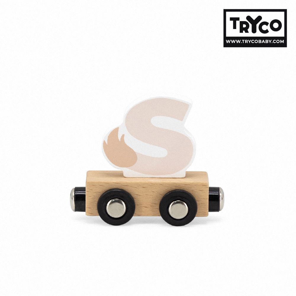 比利時Tryco木製字母火車/ 字母S/ 單入