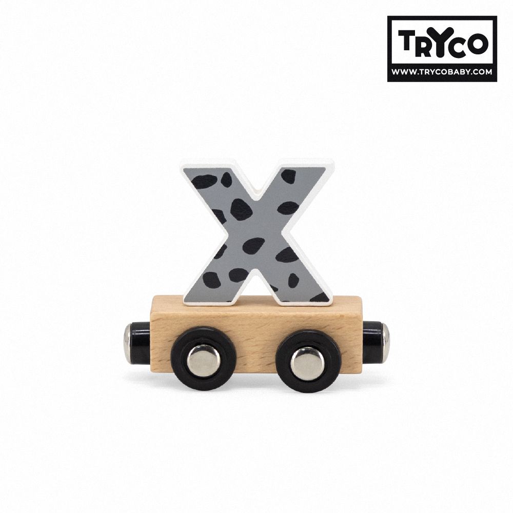 比利時Tryco木製字母火車/ 字母X/ 單入
