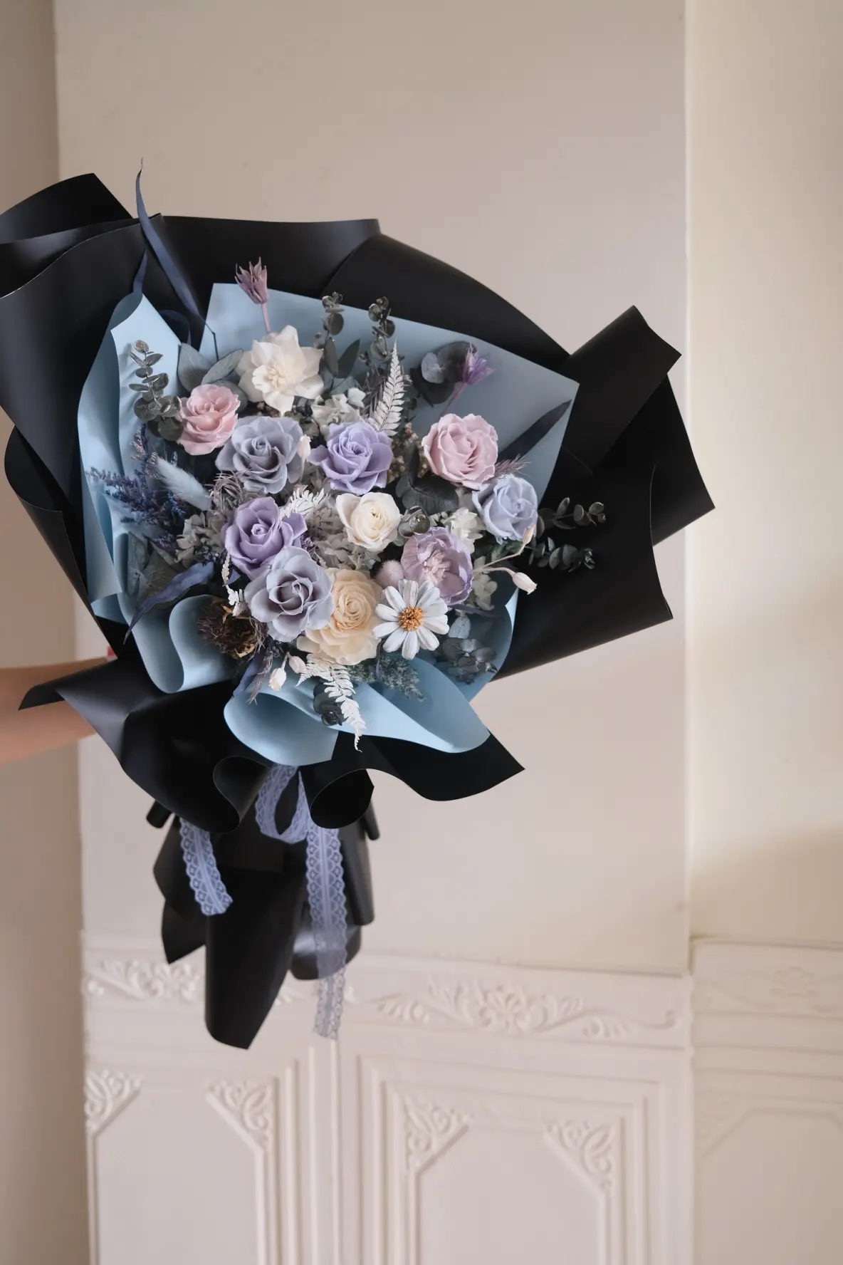 表達愛意吧✦時葳花園 莫蘭迪色不凋花花束