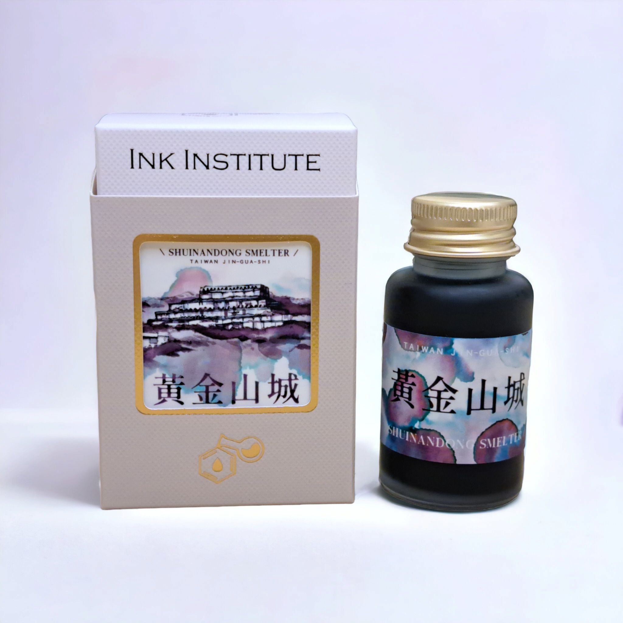 蘭泉墨研所Ink Institute台灣秘境鋼筆墨水/ 黃金山城/ 30ml
