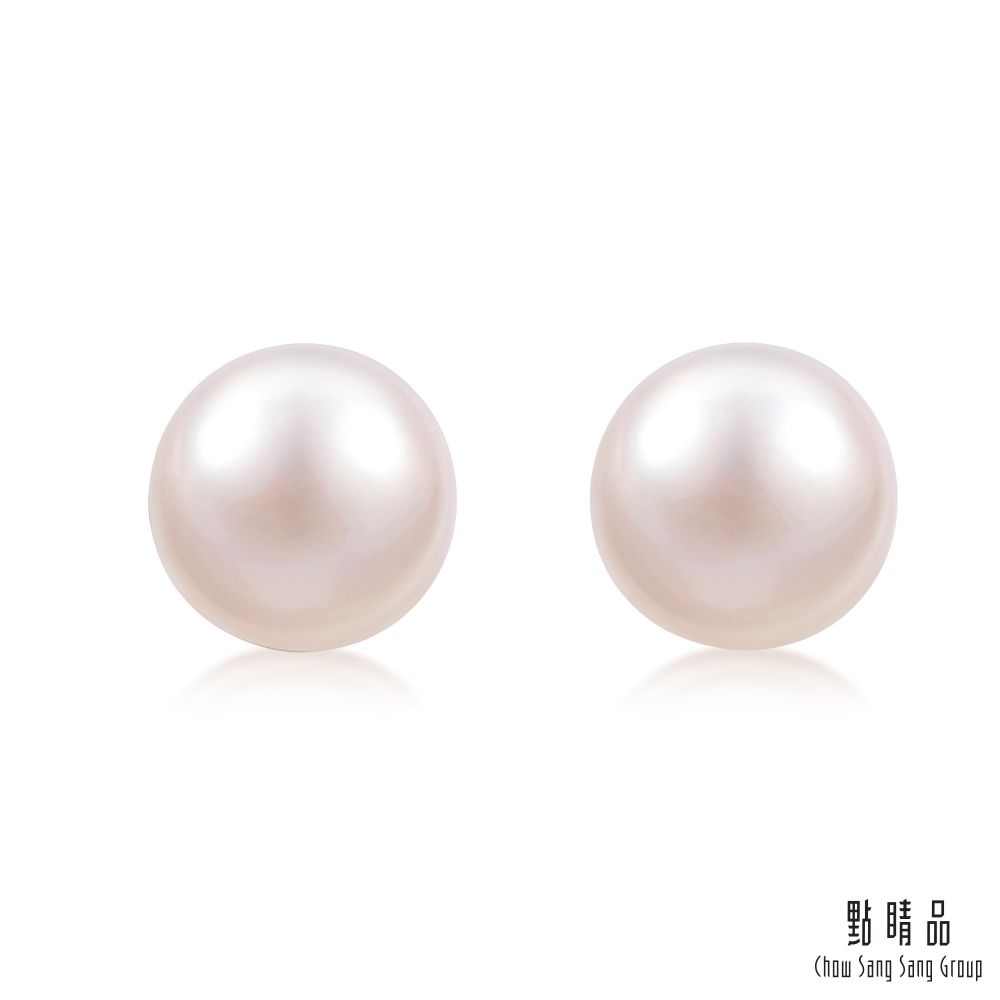點睛品 La Pelle 日本AKOYA珍珠18K金耳環(8mm)