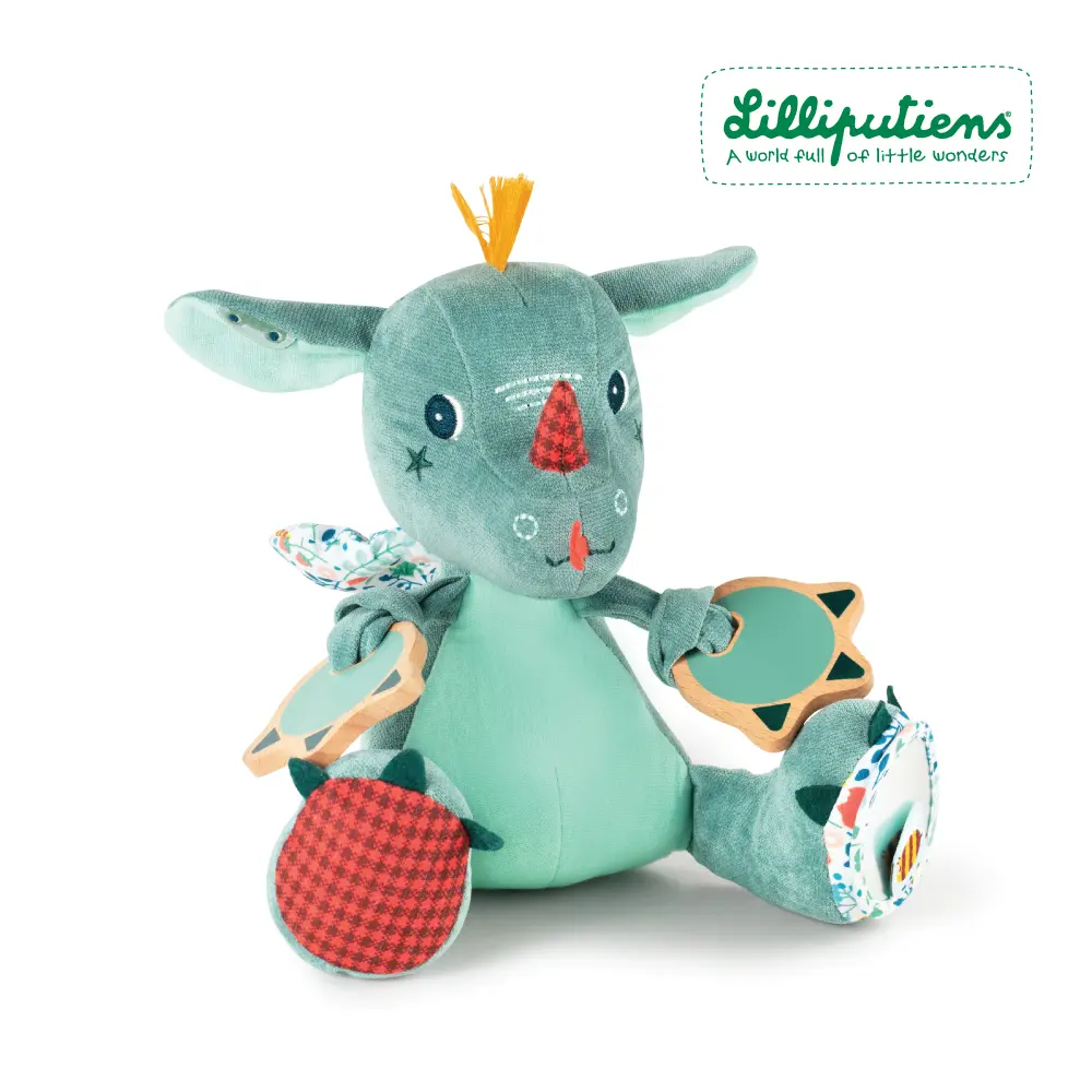 Lilliputiens寶寶互動玩偶/ 小飛龍喬