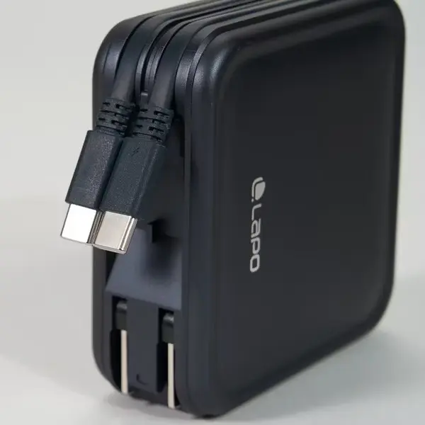 LaPO 超進化八合一 10000mAh 無線快充行動電源 WT-08/ TYPE-C+TYPE-C/ 微墨藍