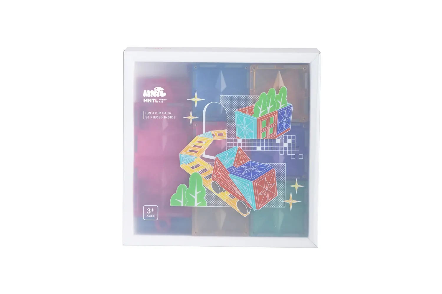 MNTL磁力片/ 創造者組合Creator/ 粉彩色/ 56pcs