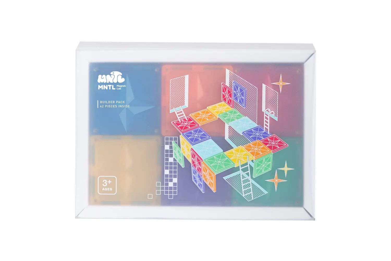 MNTL磁力片/ 建築師組合Builder Pack/ 經典色/ 42pcs