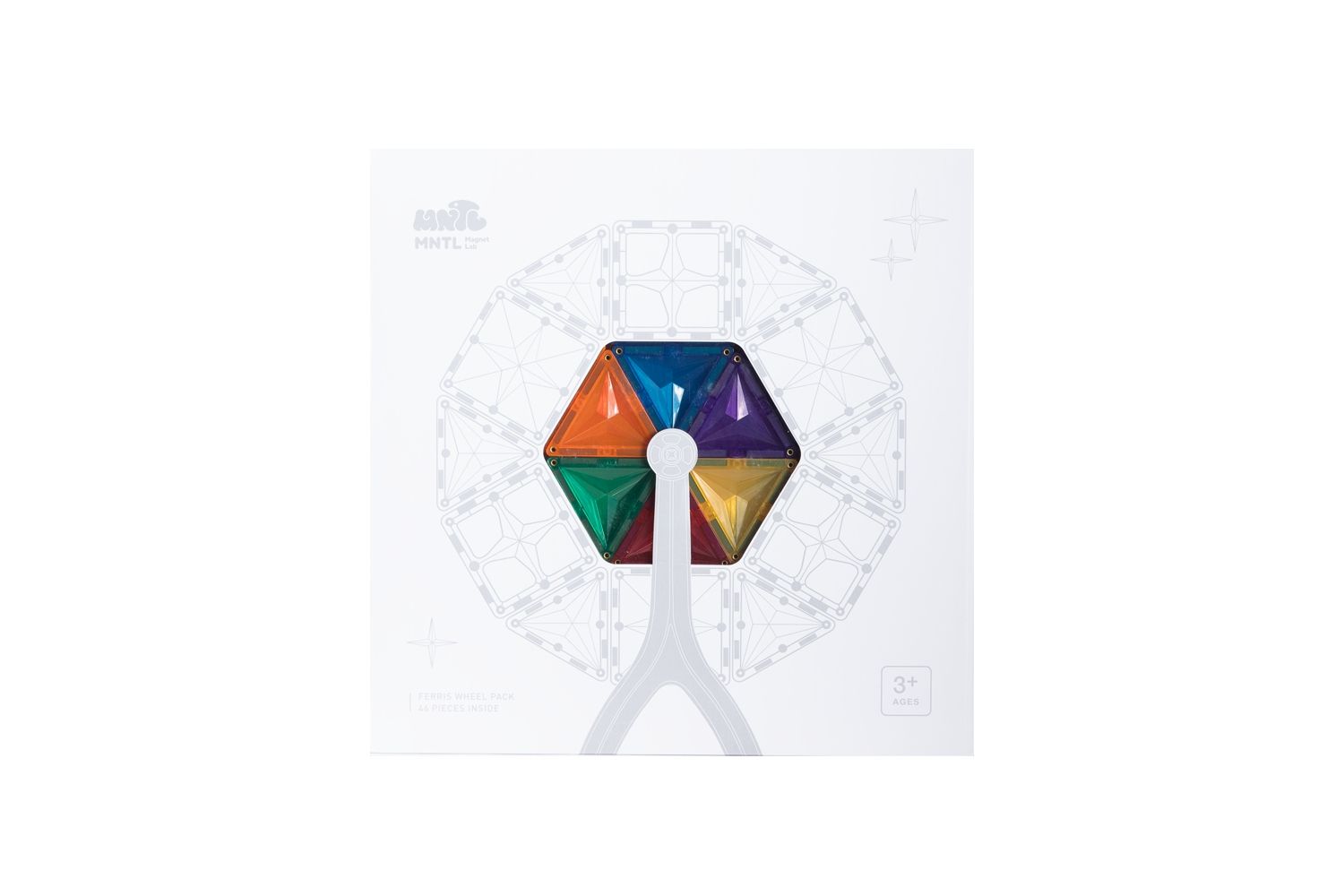 MNTL磁力片/ 摩天輪組合Ferris Wheel Pack/ 46pcs