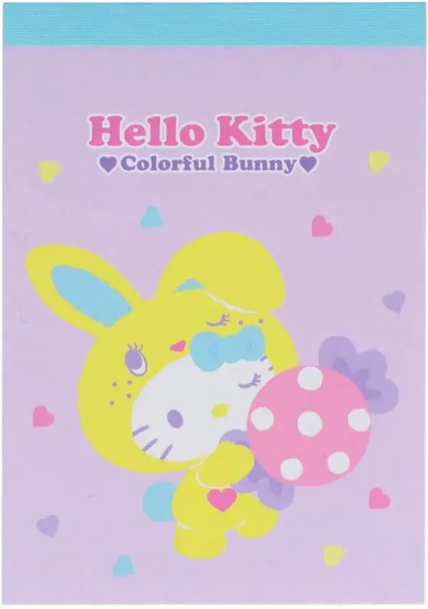 日本 sun-star 迷你便條紙本/ Hello Kitty 50周年紀念/ E