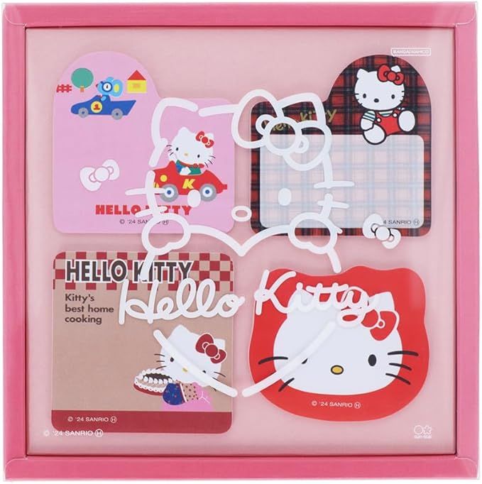 日本 sun-star 盒裝便利貼/ Hello Kitty 50周年紀念/ B