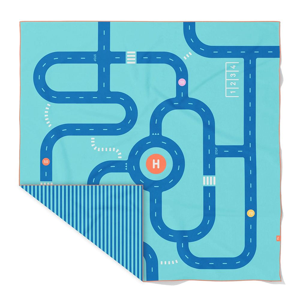 QUUT多功能超吸力浴巾/ 道路遊戲/ XL/ 180x180cm