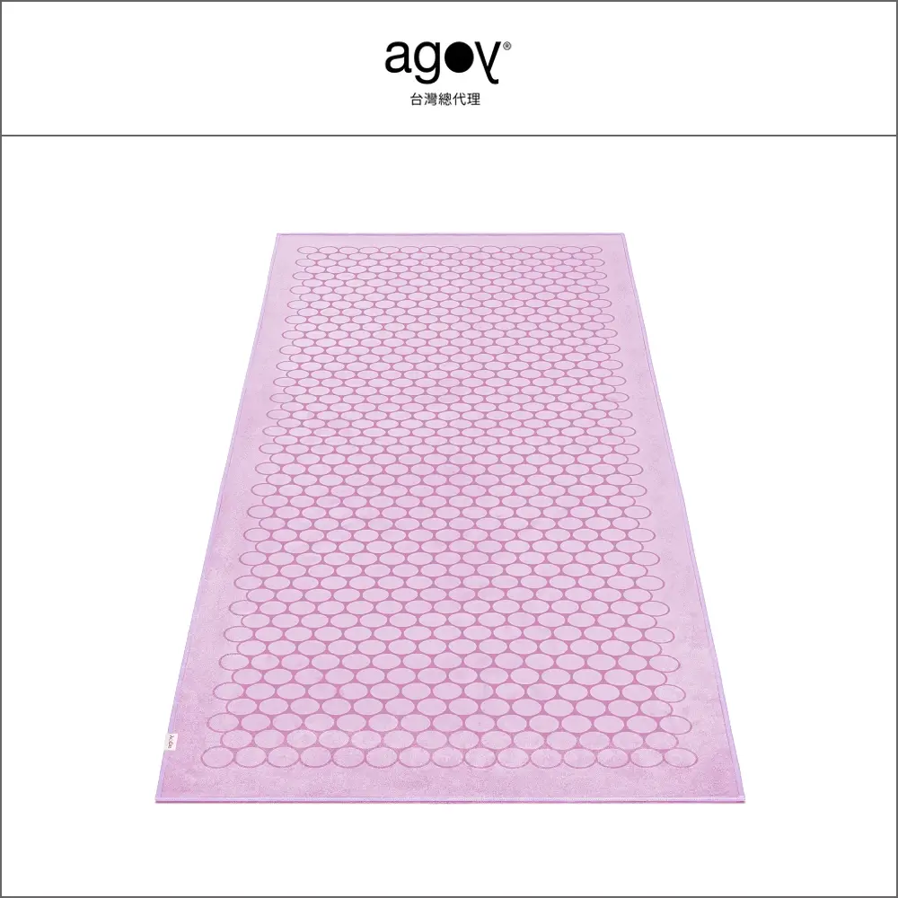 【agoy】Gecko Touch 壁虎鋪巾 經典圈圈 王子紫
