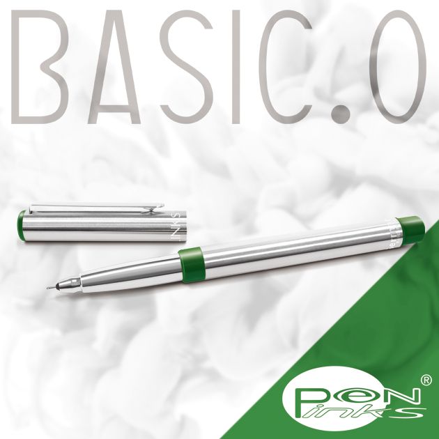 PEN-LINKS BASIC.O貝斯可鋼珠筆/ 深綠