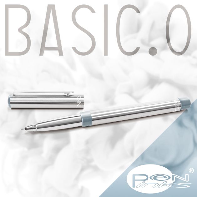PEN-LINKS BASIC.O貝斯可鋼珠筆/ 灰藍