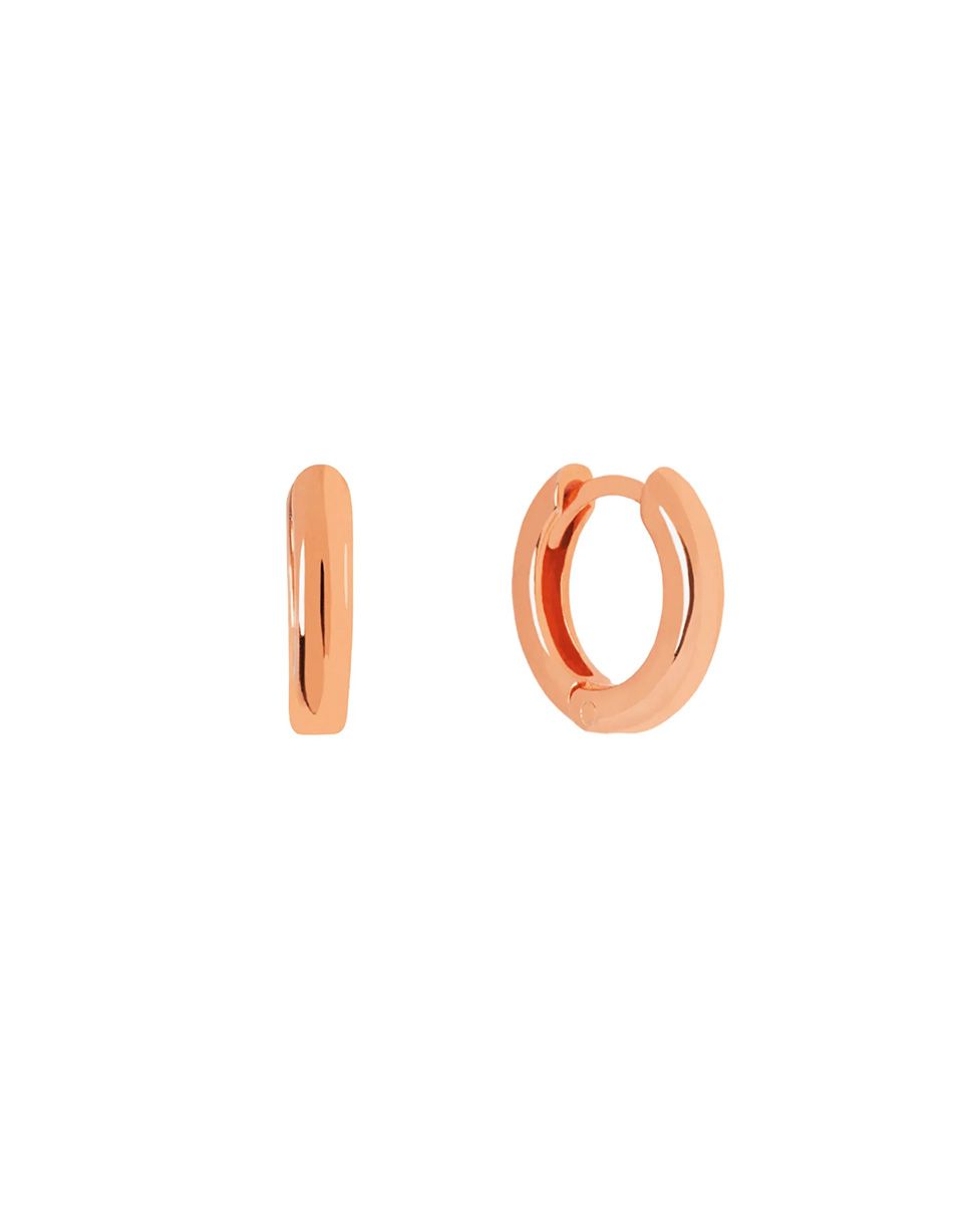 【ARTE WHITE】J&CO. JEWELRY - 經典素面玫瑰金Hoop耳環