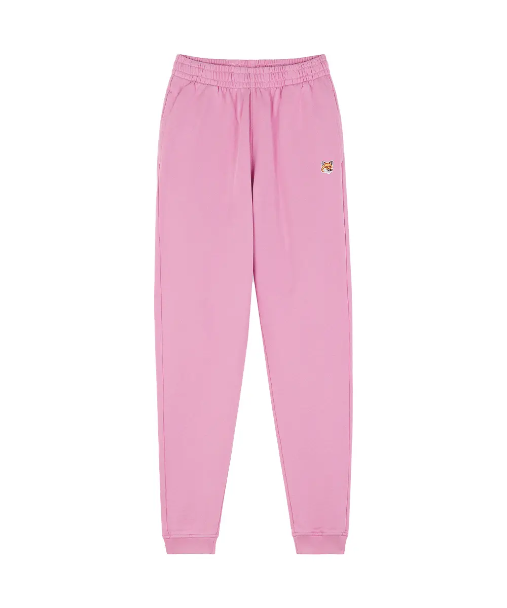 MAISON KITSUNÉ 櫻花粉狐狸頭LOGO經典束口運動褲_女/ M