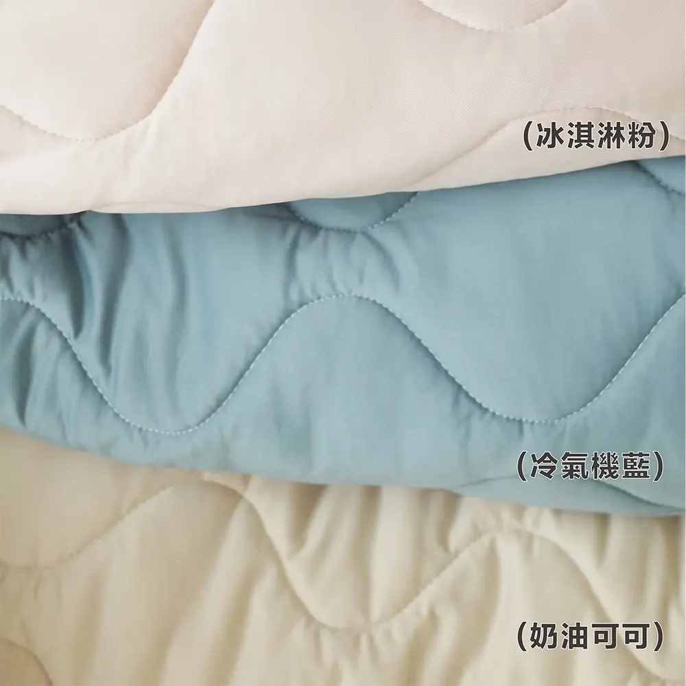 家適居家Jia's Living超激涼-涼感枕頭保潔墊-可機洗-台灣製(一組2入)/ 奶油可可