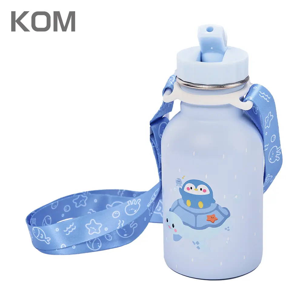 KOM海洋系列兒童隨身水壺/ 350ml/ 藍色