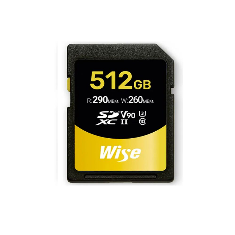 Wise 512GB SDXC UHS-II V90 高速記憶卡 公司貨
