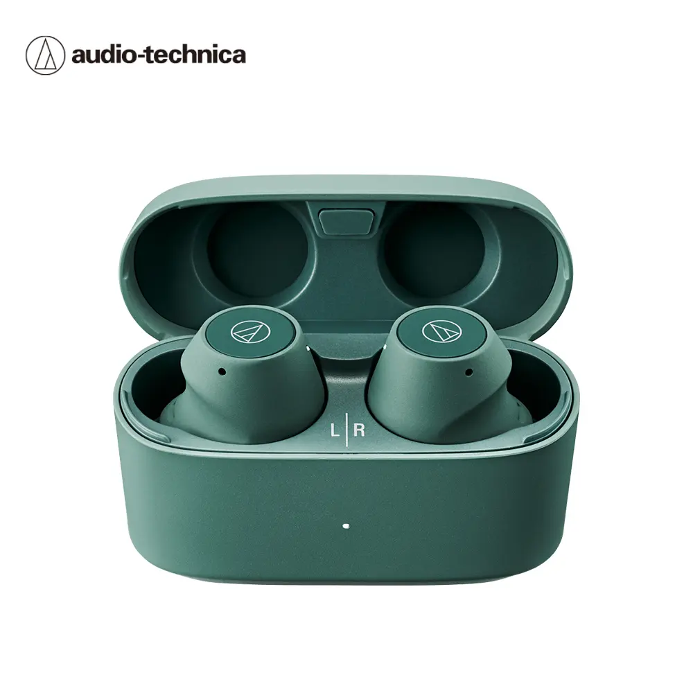 audio-technica鐵三角ATH-CKS30TW+真無線耳機/ 綠色