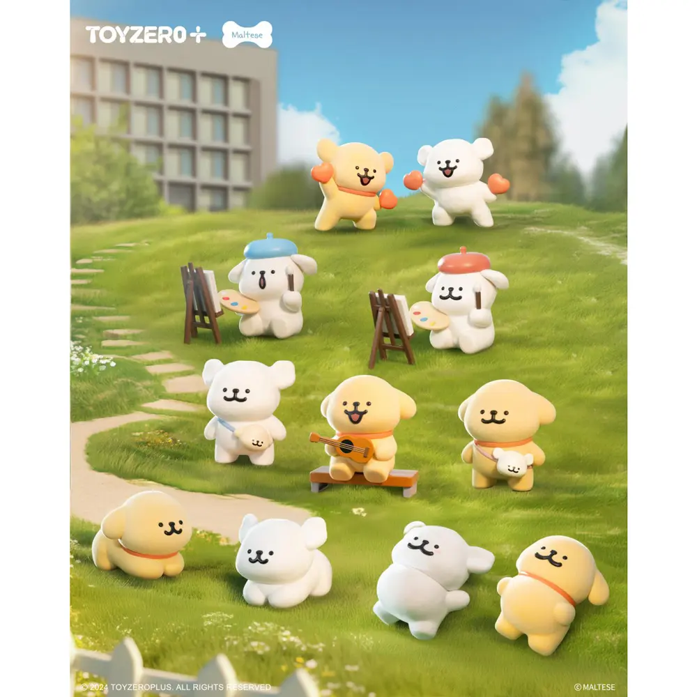TOYZEROPLUS線條小狗我倆世界第一要好系列公仔盒玩/ 8入盒裝
