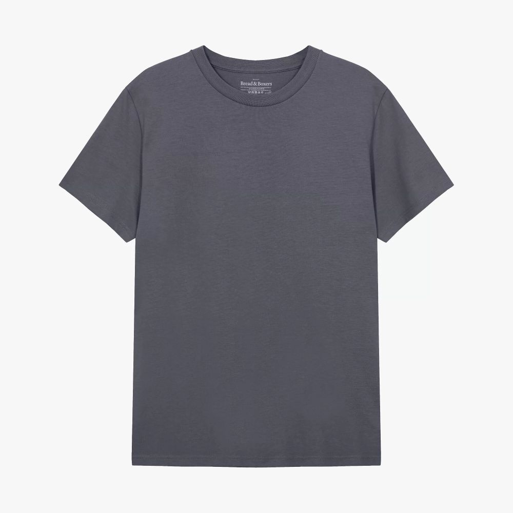Bread & Boxers Crew-Neck Cotton 純有機棉男用圓領T/ 鋼鐵灰/ L