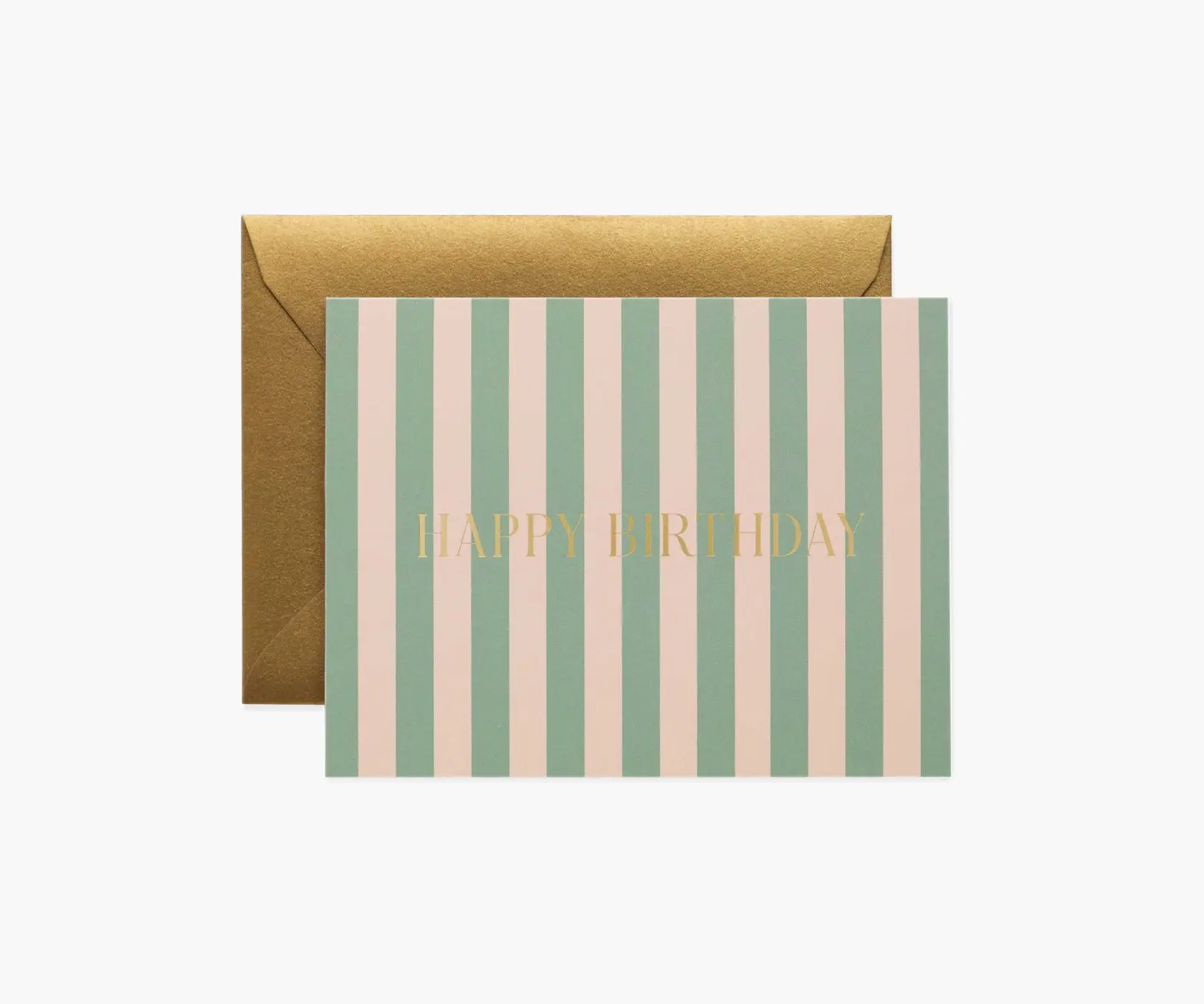 美國 RIFLE PAPER 生日卡/ Cabana Stripe Birthday