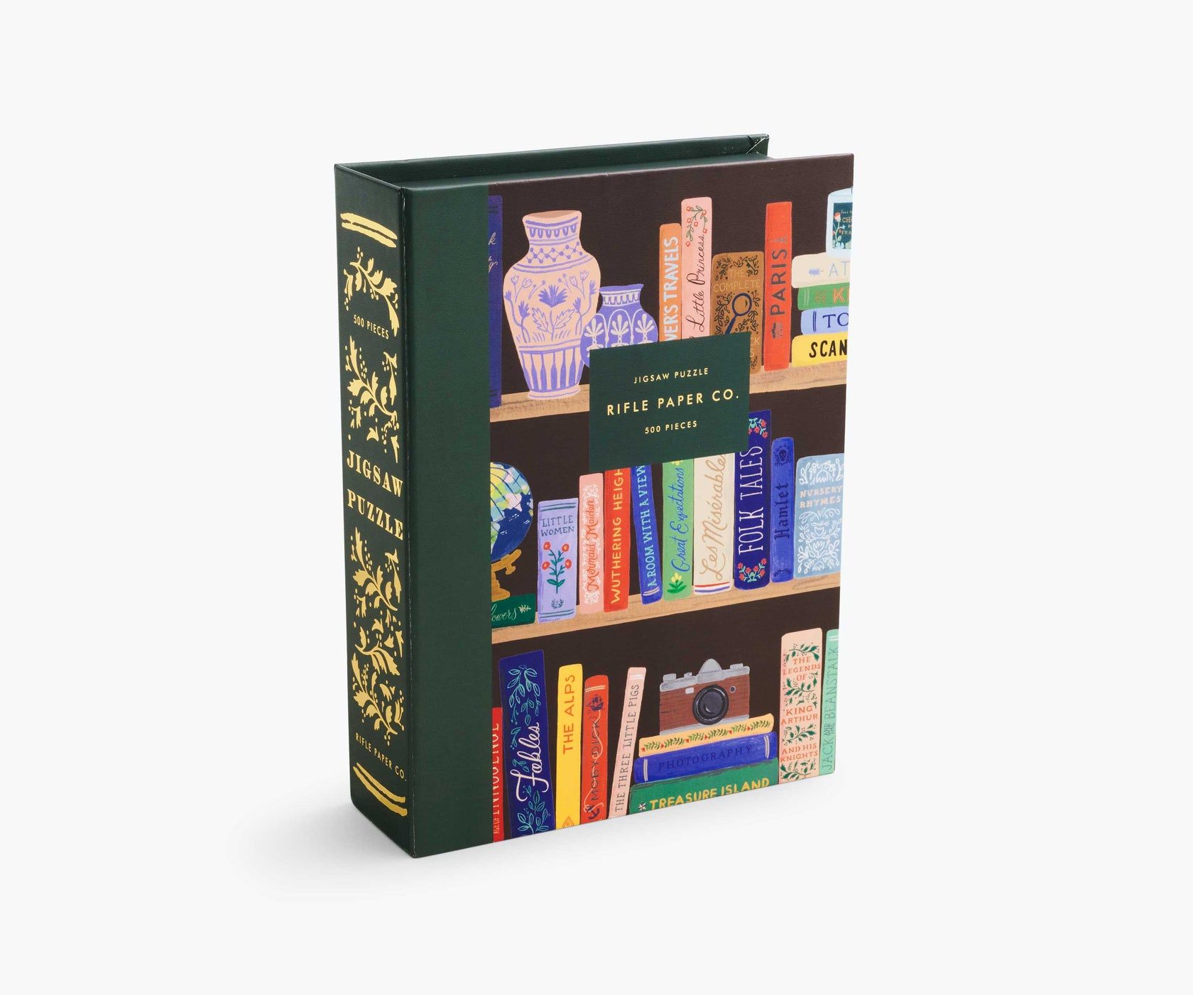 美國 RIFLE PAPER 拼圖/ 500片/ Bookshelf