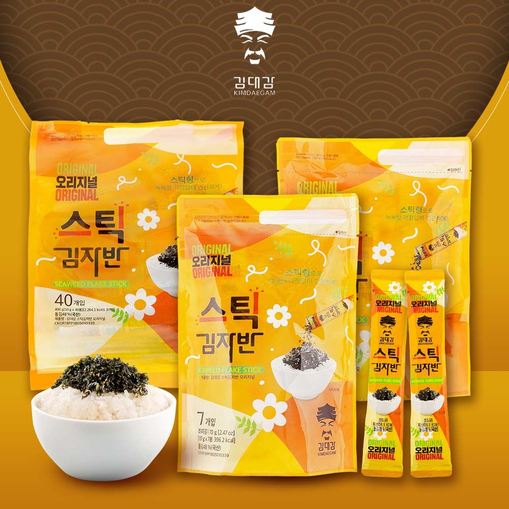 【韓味不二】海苔酥原味(隨手包)3袋組10G*7入/包