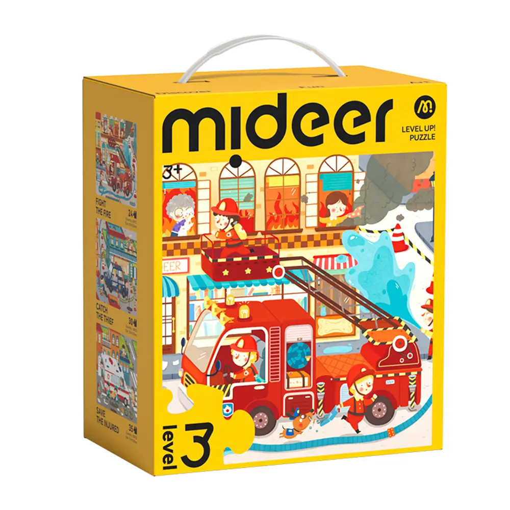 MiDeer進階式拼圖/ 救援隊/ Level 3