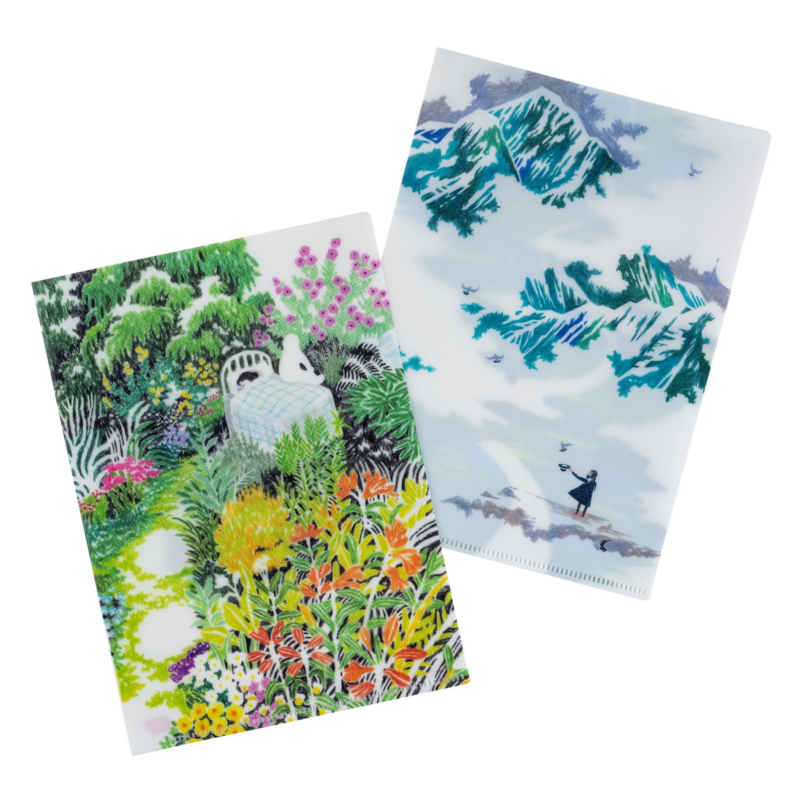日本ほぼ日手帳L型資料夾組/ A5/ 奥見伊代/ 2入